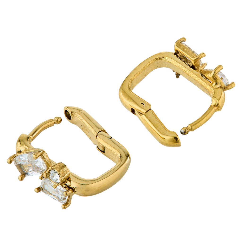Guess Chandelier Yellow Gold Women'S Hoop Earrings - Ube05361Yg : UBE05361YG