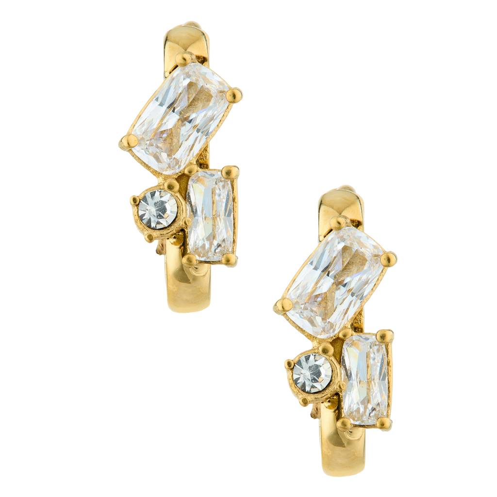 Guess Chandelier Yellow Gold Women'S Hoop Earrings - Ube05361Yg : UBE05361YG