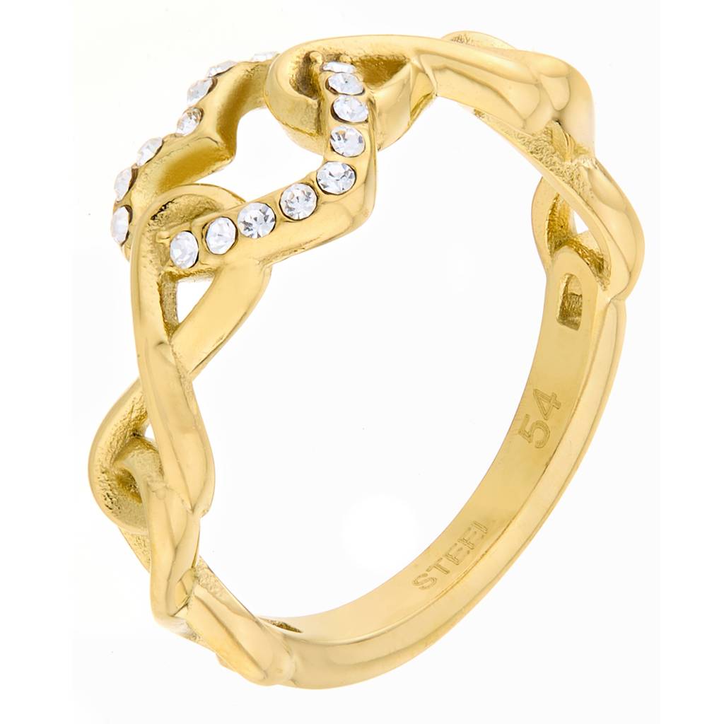 Guess L.O.V.E. Yellow Gold Women'S Ring | Guess L.O.V.E. Yellow Gold ...