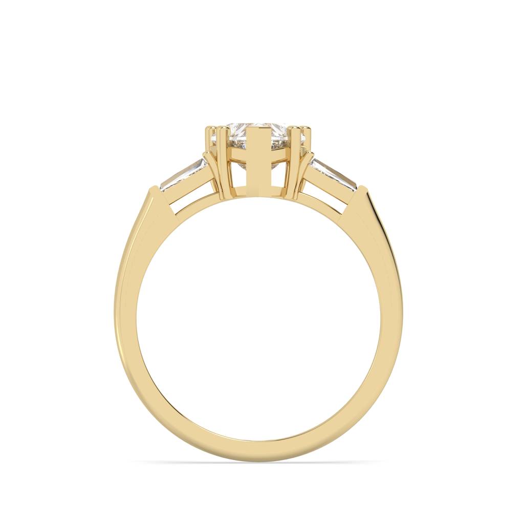 Amora 3-Stone Heart Ring : SFJ0924LR-060