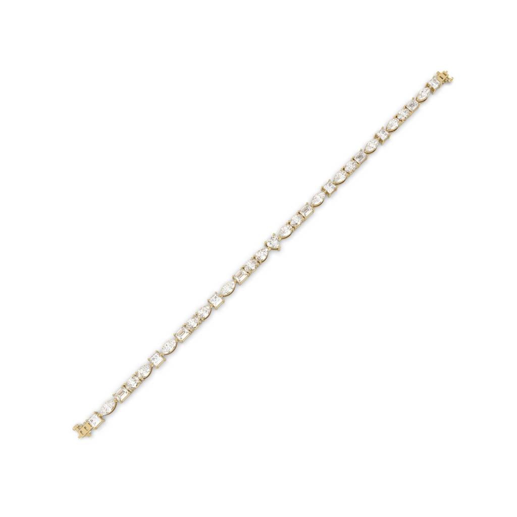 Te Amo Heart Tennis Bracelet : SFJ0924LBR-019