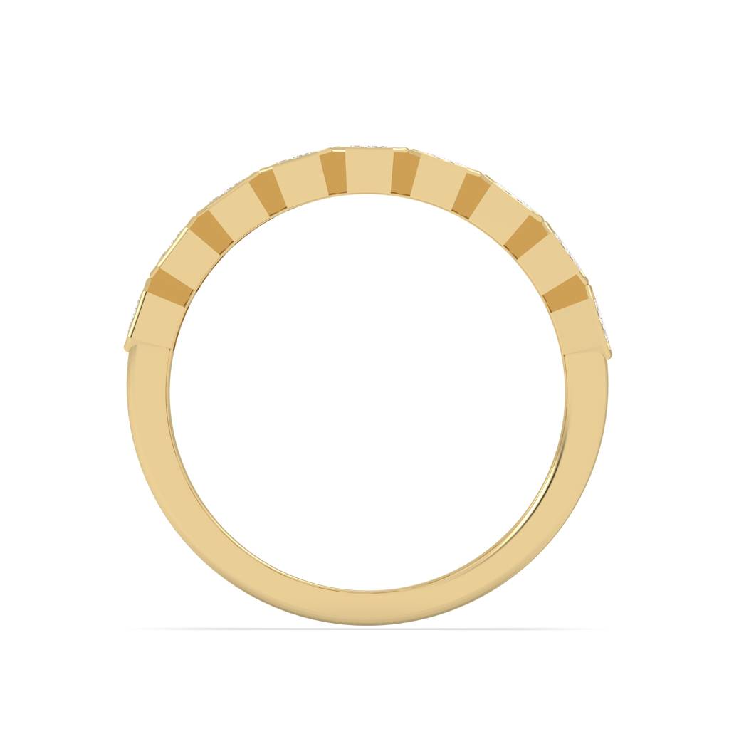 Emerald Bezel Half Ring : SFJ0524LR-020