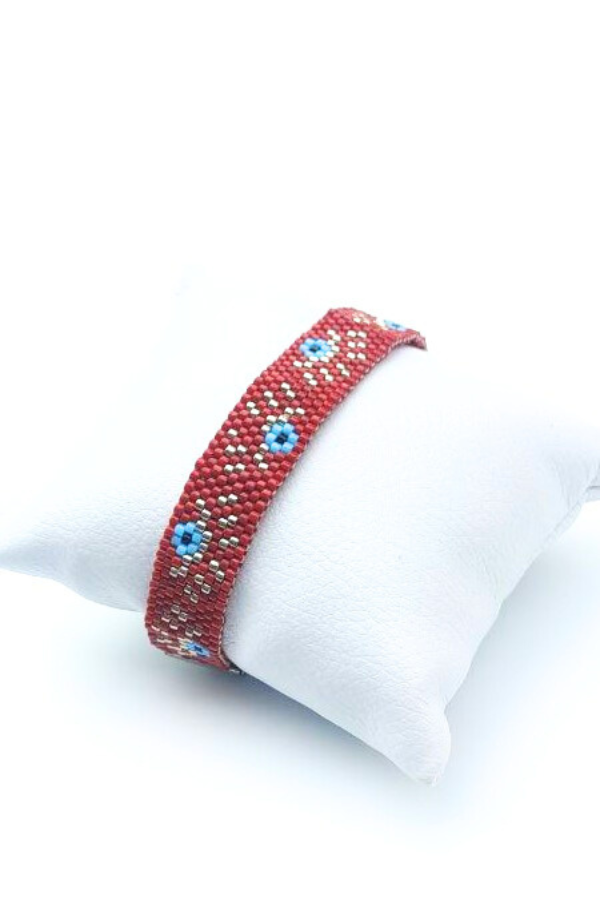 Red Evil Eye Bracelet : BRACJJ019-1