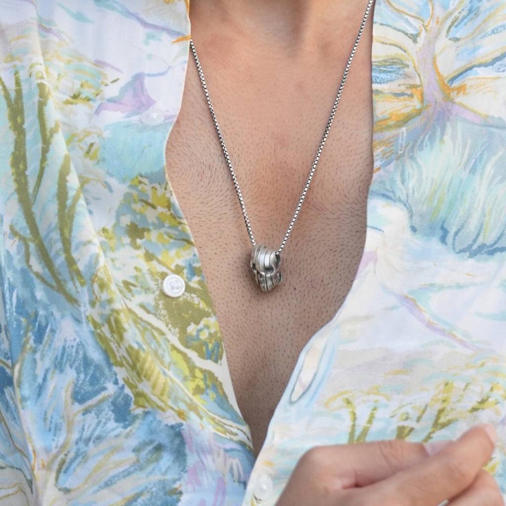 Rebel Spirit - The Inferno Skull Pendant : ZV-PEN-SKL-018