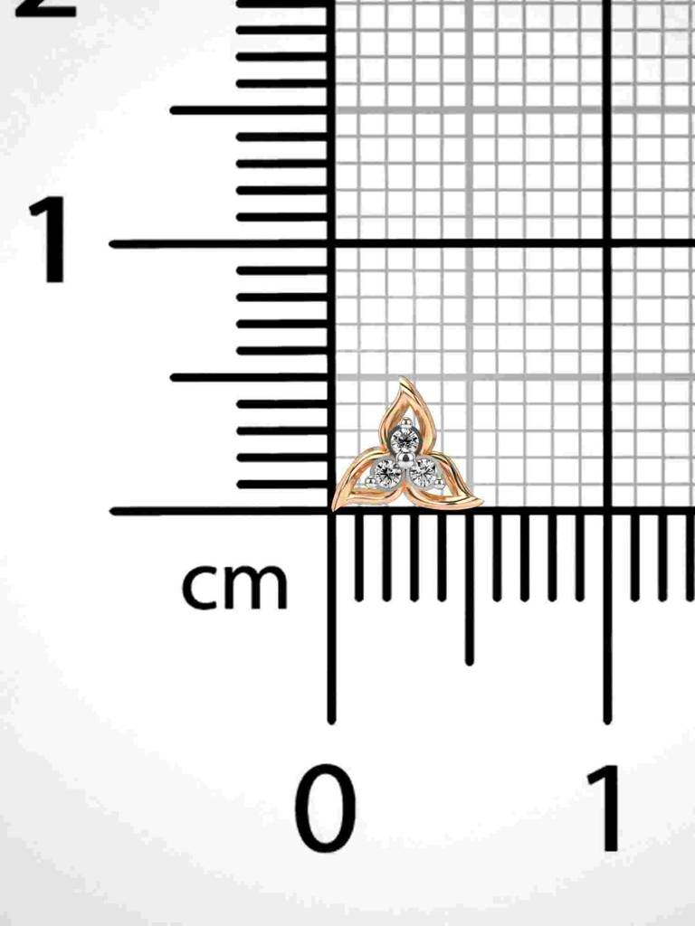 Sterling Silver Plated With Certified Lab Grown Diamond 0.02Cts | Vgnp0011 : VGNP0011_SRL