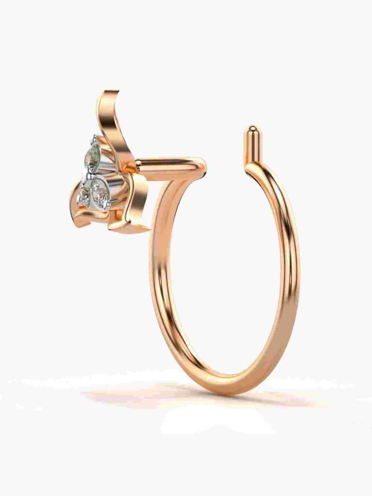 Sterling Silver Plated With Certified Lab Grown Diamond 0.02Cts | Vgnp0011 : VGNP0011_SRL