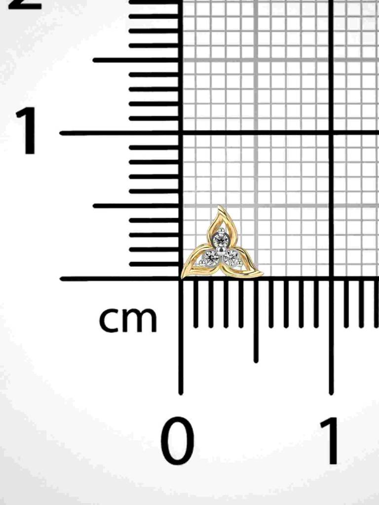 Sterling Silver Plated With Certified Lab Grown Diamond 0.02Cts | Vgnp0011 : VGNP0011_SYL