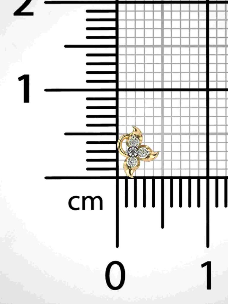Sterling Silver Plated With Certified Lab Grown Diamond 0.02Cts | Vgnp0013 : VGNP0013_SYL