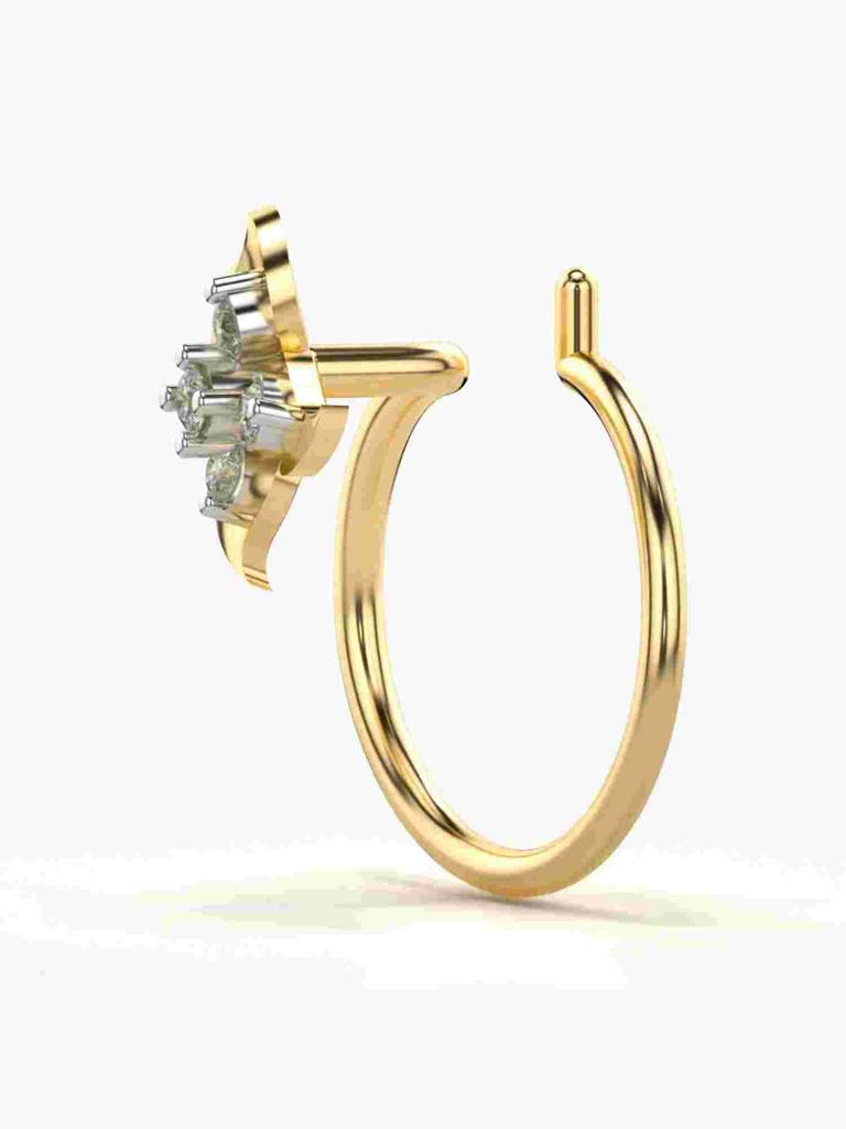 Sterling Silver Plated With Certified Lab Grown Diamond 0.02Cts | Vgnp0013 : VGNP0013_SYL