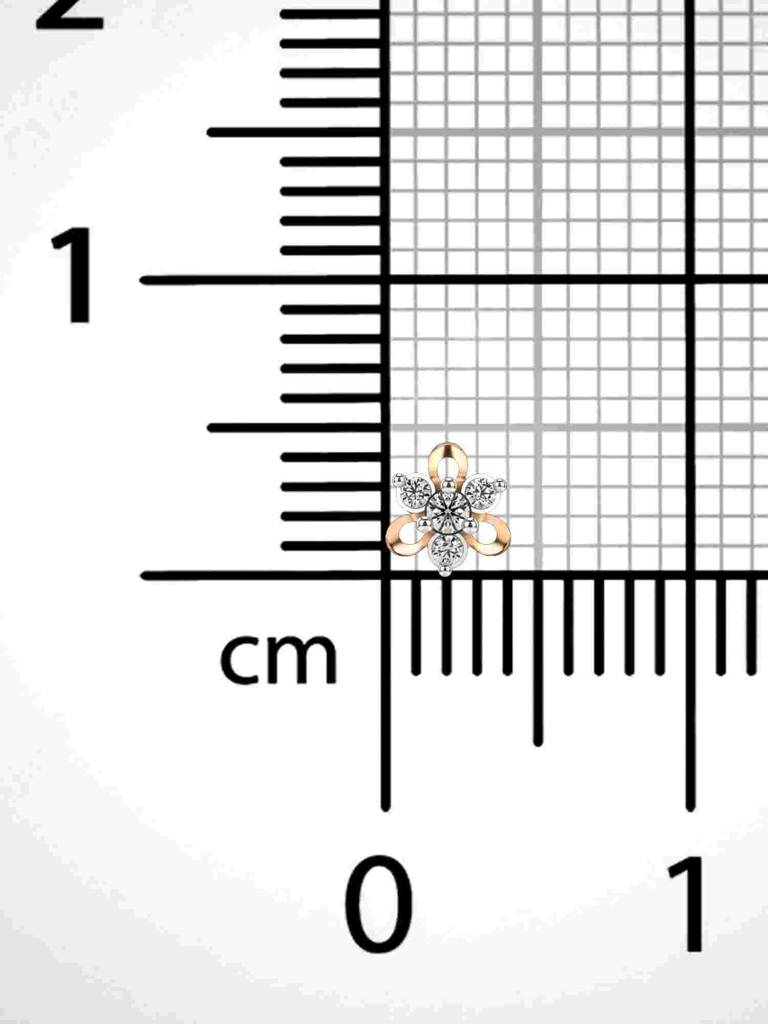 Sterling Silver Plated With Certified Lab Grown Diamond 0.03Cts | Vgnp0014 : VGNP0014_SRL