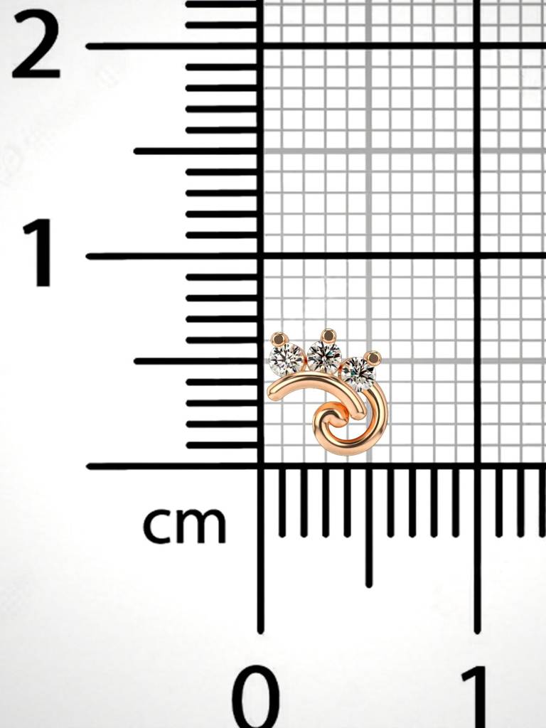 Sterling Silver Plated With Certified Lab Grown Diamond 0.06Cts | Vgnp0032 : VGNP0032_SRL