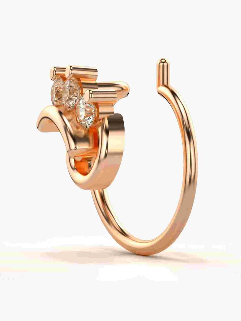 Sterling Silver Plated With Certified Lab Grown Diamond 0.06Cts | Vgnp0032 : VGNP0032_SRL