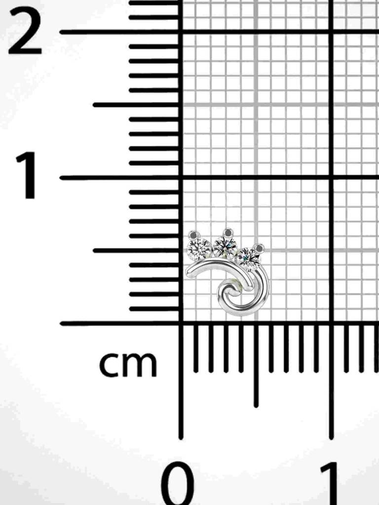 Sterling Silver Plated With Certified Lab Grown Diamond 0.06Cts | Vgnp0032 : VGNP0032_SWL