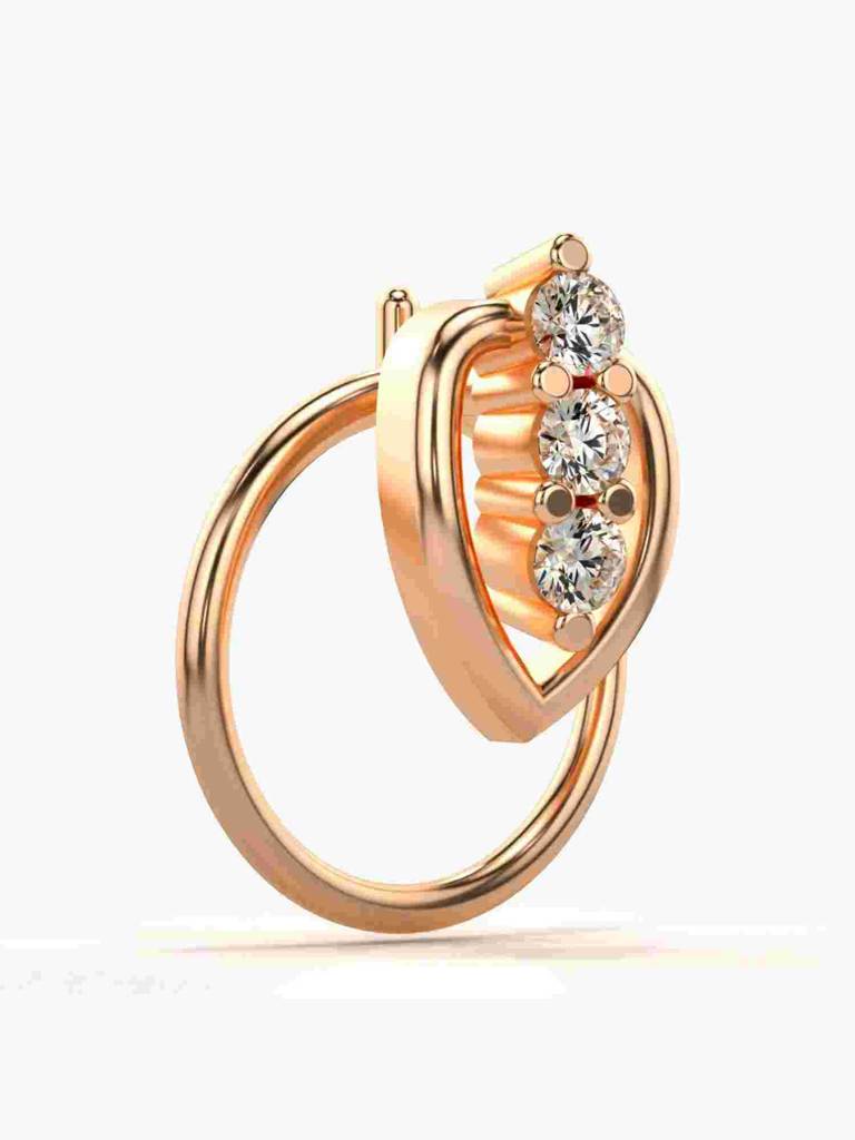 Sterling Silver Plated With Certified Lab Grown Diamond 0.04Cts | Vgnp0040 : VGNP0040_SRL