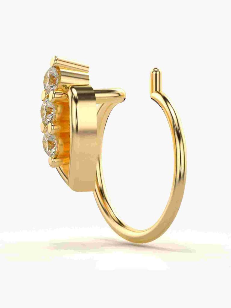 Sterling Silver Plated With Certified Lab Grown Diamond 0.04Cts | Vgnp0040 : VGNP0040_SYL