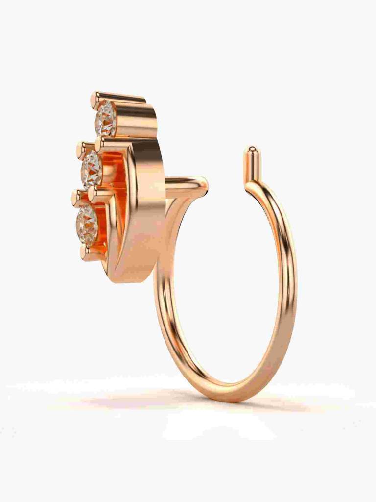 Sterling Silver Plated With Certified Lab Grown Diamond 0.06Cts | Vgnp0046 : VGNP0046_SRL