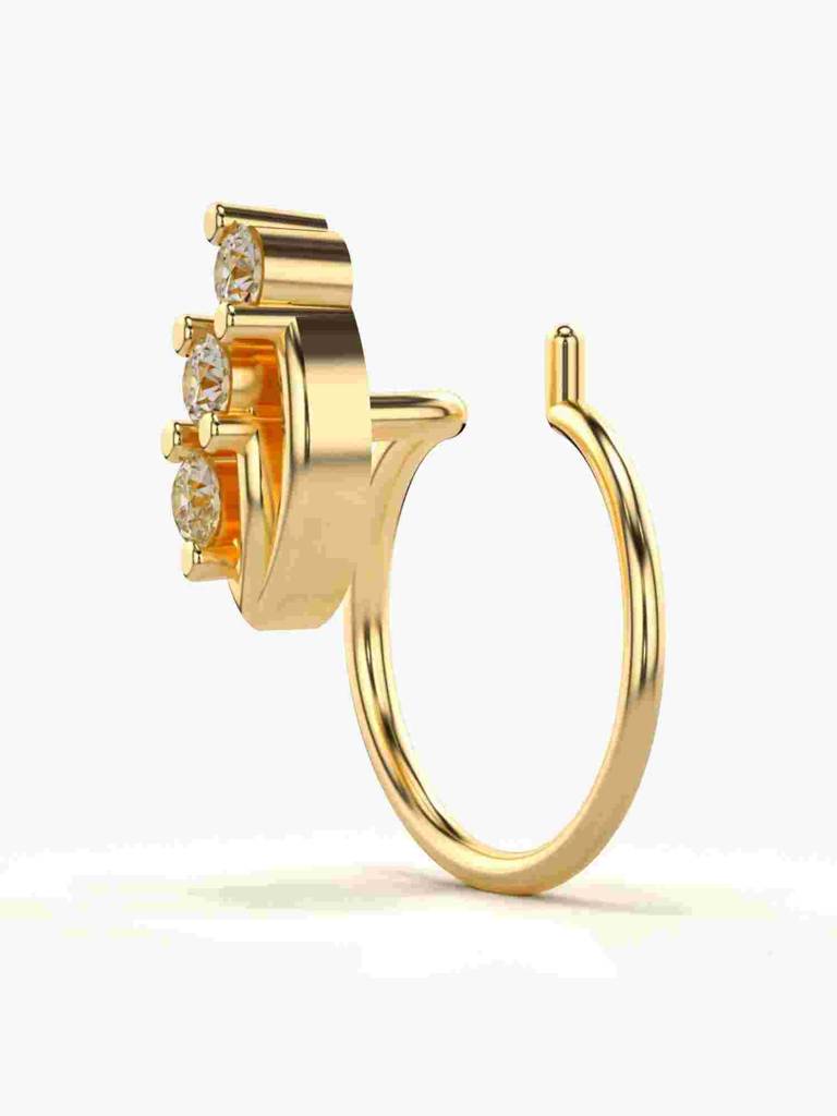 Sterling Silver Plated With Certified Lab Grown Diamond 0.06Cts | Vgnp0046 : VGNP0046_SYL