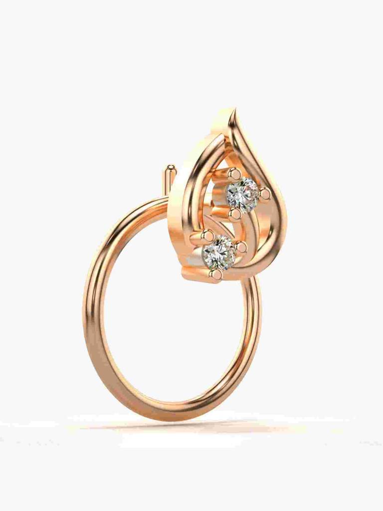 Sterling Silver Plated With Certified Lab Grown Diamond 0.02Cts | Vgnp0050 : VGNP0050_SRL