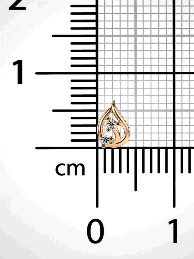 Sterling Silver Plated With Certified Lab Grown Diamond 0.02Cts | Vgnp0050 : VGNP0050_SRL