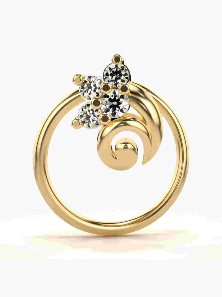 Sterling Silver Plated With Certified Lab Grown Diamond 0.04Cts | Vgnp0053 : VGNP0053_SYL