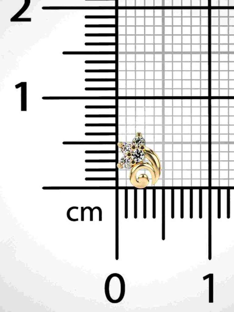 Sterling Silver Plated With Certified Lab Grown Diamond 0.04Cts | Vgnp0053 : VGNP0053_SYL