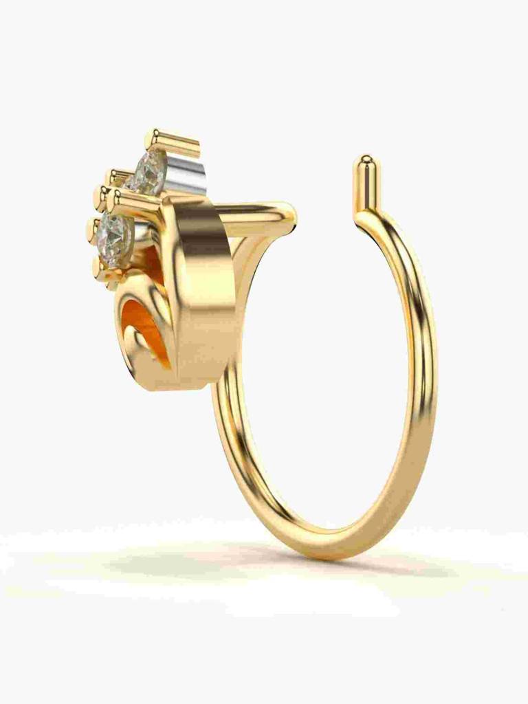 Sterling Silver Plated With Certified Lab Grown Diamond 0.04Cts | Vgnp0053 : VGNP0053_SYL