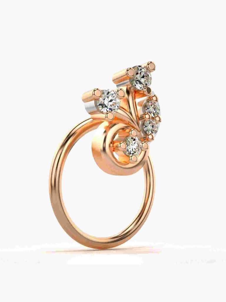 Sterling Silver Plated With Certified Lab Grown Diamond 0.05Cts | Vgnp0063 : VGNP0063_SRL