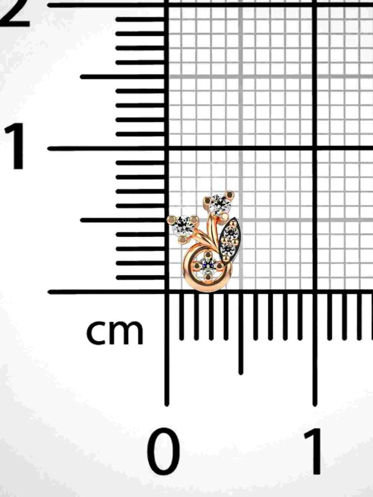 Sterling Silver Plated With Certified Lab Grown Diamond 0.05Cts | Vgnp0063 : VGNP0063_SRL