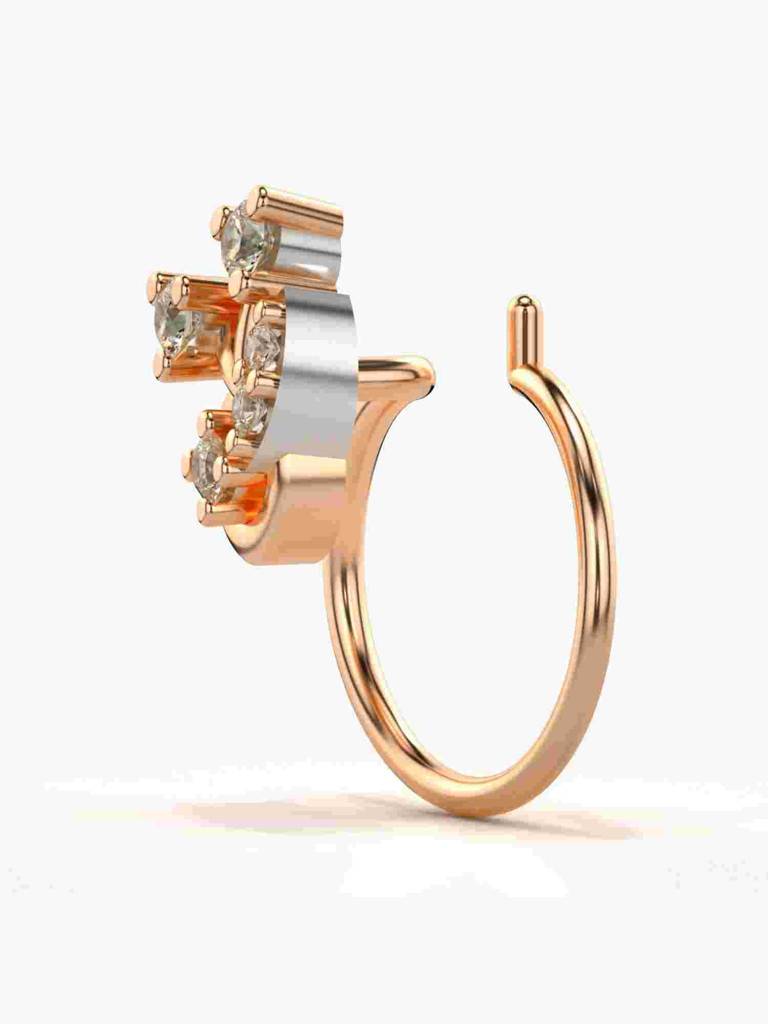 Sterling Silver Plated With Certified Lab Grown Diamond 0.05Cts | Vgnp0063 : VGNP0063_SRL