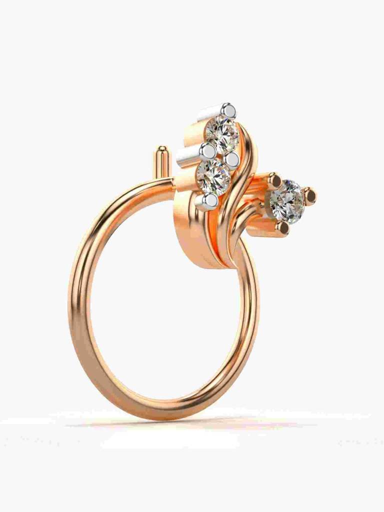 Sterling Silver Plated With Certified Lab Grown Diamond 0.03Cts | Vgnp0069 : VGNP0069_SRL