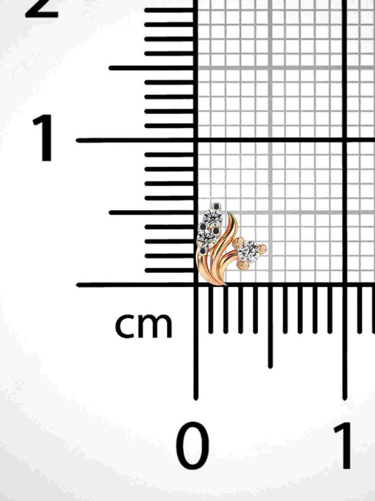 Sterling Silver Plated With Certified Lab Grown Diamond 0.03Cts | Vgnp0069 : VGNP0069_SRL