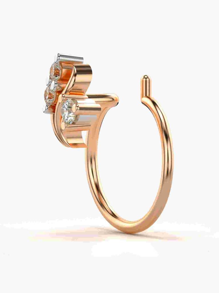 Sterling Silver Plated With Certified Lab Grown Diamond 0.03Cts | Vgnp0069 : VGNP0069_SRL