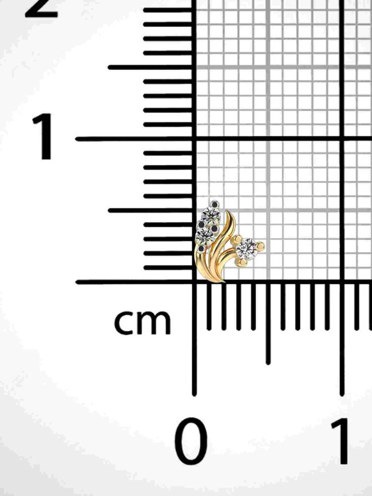 Sterling Silver Plated With Certified Lab Grown Diamond 0.03Cts | Vgnp0069 : VGNP0069_SYL