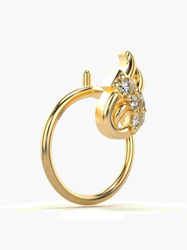 Sterling Silver Plated With Certified Lab Grown Diamond 0.02Cts | Vgnp0072 : VGNP0072_SYL