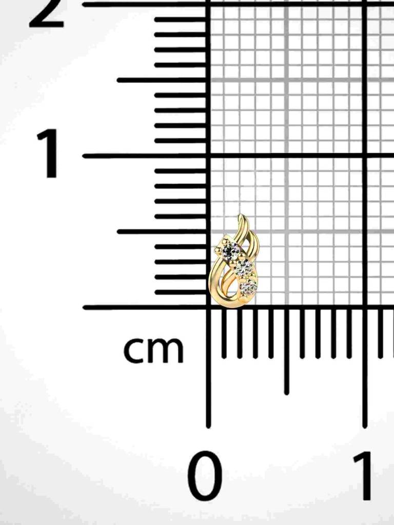 Sterling Silver Plated With Certified Lab Grown Diamond 0.02Cts | Vgnp0072 : VGNP0072_SYL