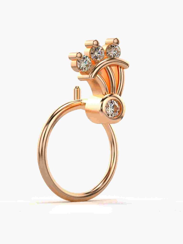 Sterling Silver Plated With Certified Lab Grown Diamond 0.04Cts | Vgnp0081 : VGNP0081_SRL