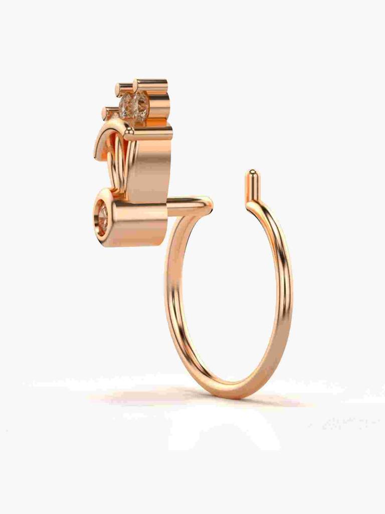 Sterling Silver Plated With Certified Lab Grown Diamond 0.04Cts | Vgnp0081 : VGNP0081_SRL