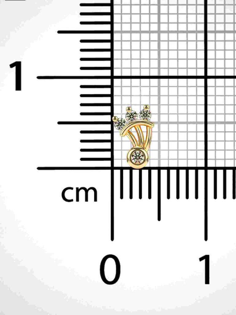 Sterling Silver Plated With Certified Lab Grown Diamond 0.04Cts | Vgnp0081 : VGNP0081_SYL