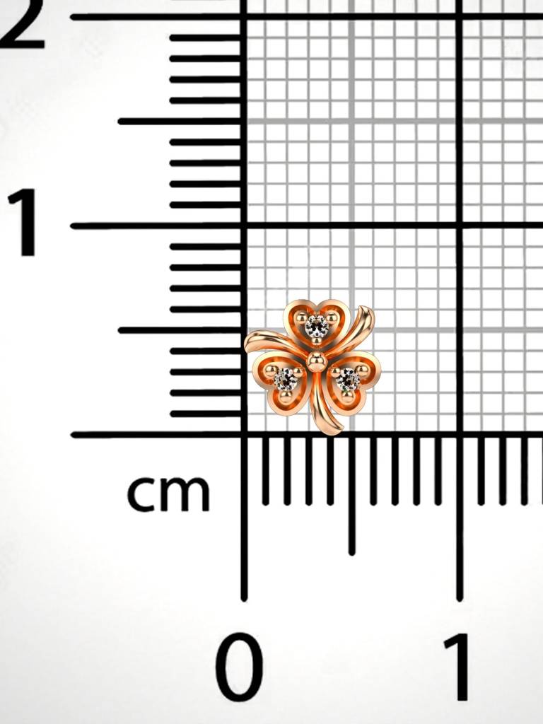 Sterling Silver Plated With Certified Lab Grown Diamond 0.02Cts | Vgnp0082 : VGNP0082_SRL