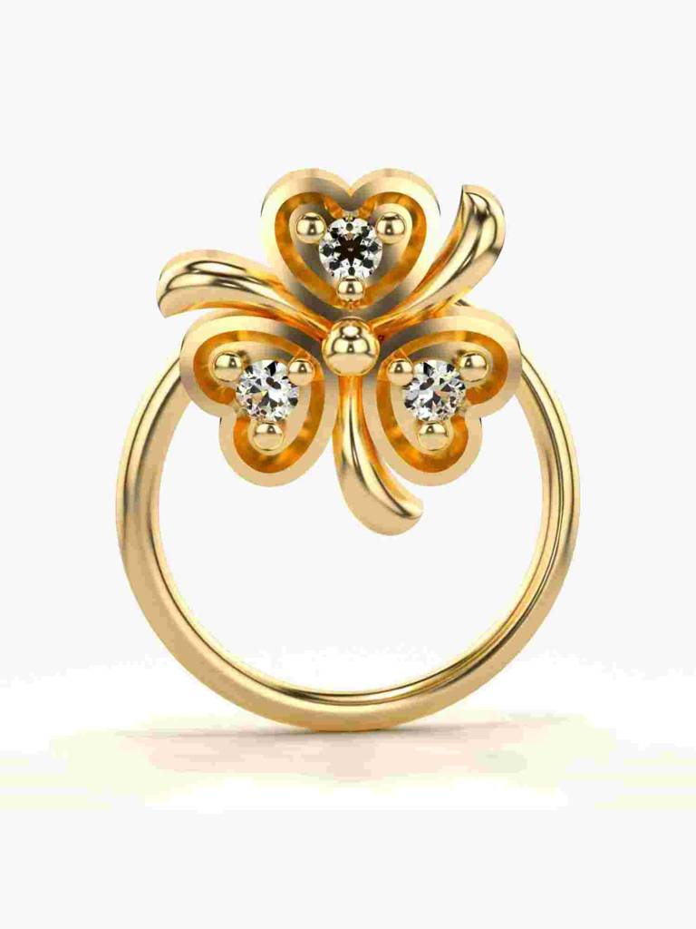 Sterling Silver Plated With Certified Lab Grown Diamond 0.02Cts | Vgnp0082 : VGNP0082_SYL