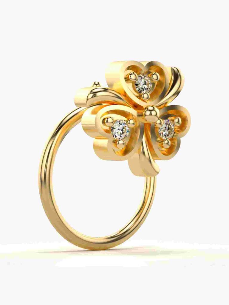 Sterling Silver Plated With Certified Lab Grown Diamond 0.02Cts | Vgnp0082 : VGNP0082_SYL