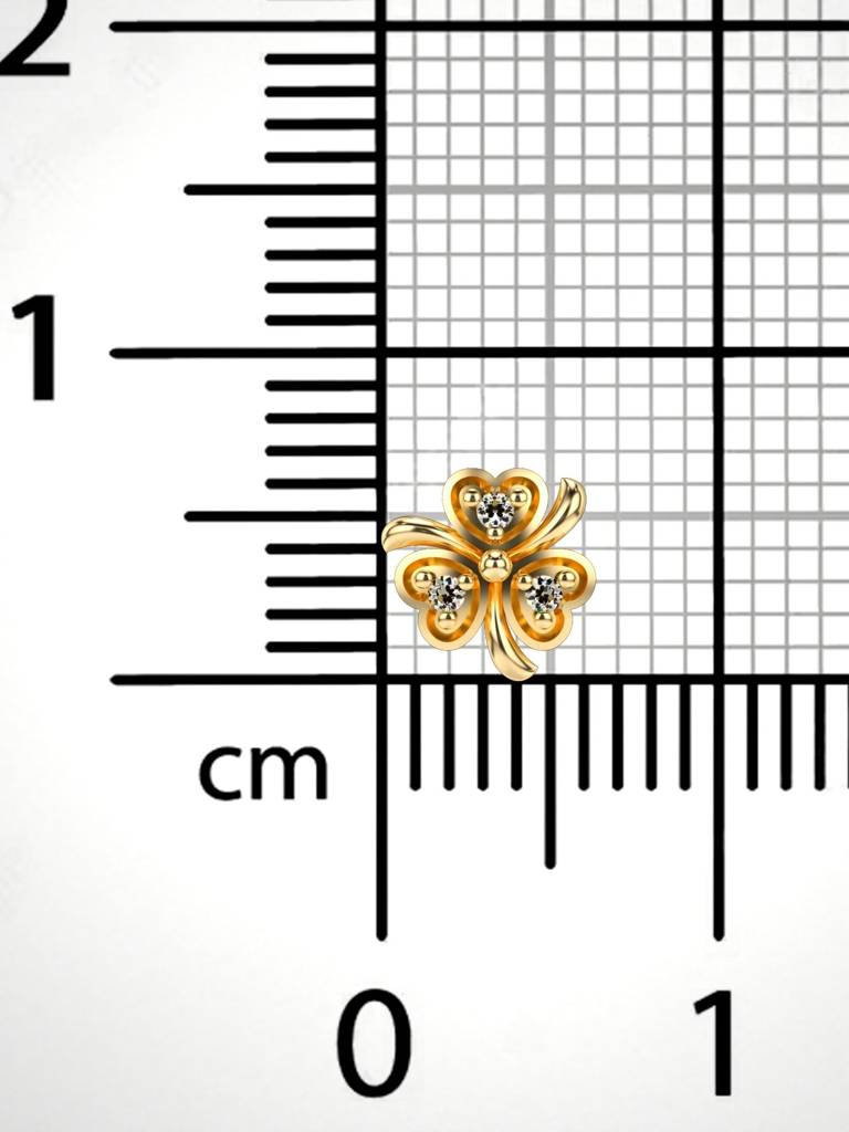 Sterling Silver Plated With Certified Lab Grown Diamond 0.02Cts | Vgnp0082 : VGNP0082_SYL