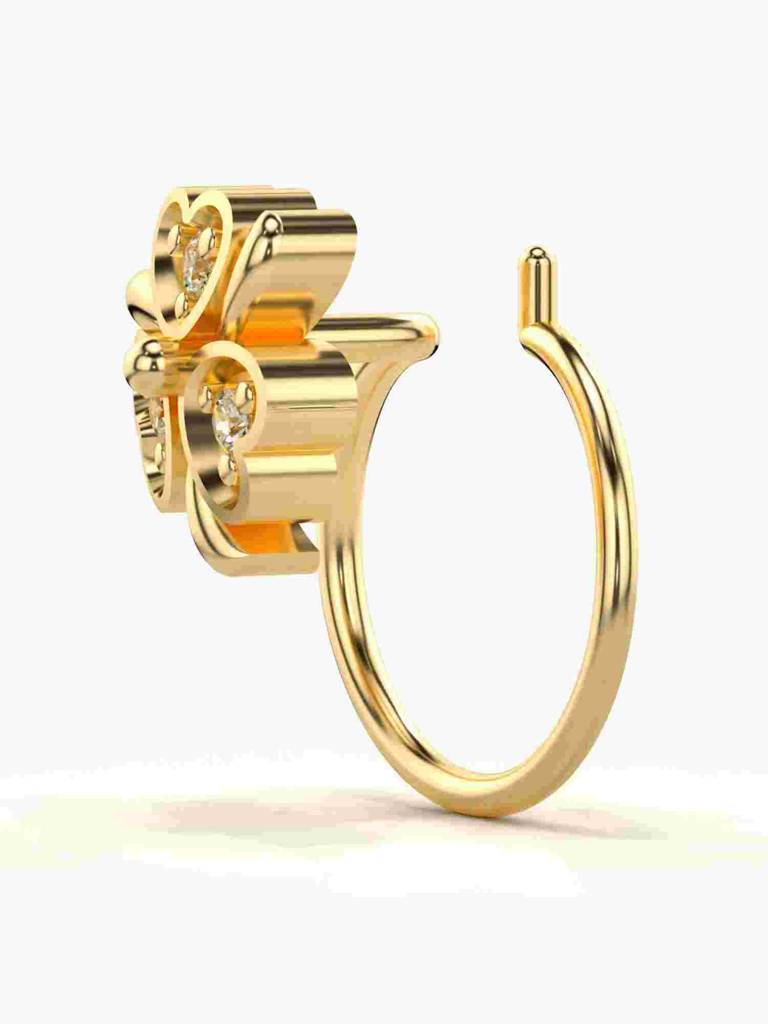 Sterling Silver Plated With Certified Lab Grown Diamond 0.02Cts | Vgnp0082 : VGNP0082_SYL