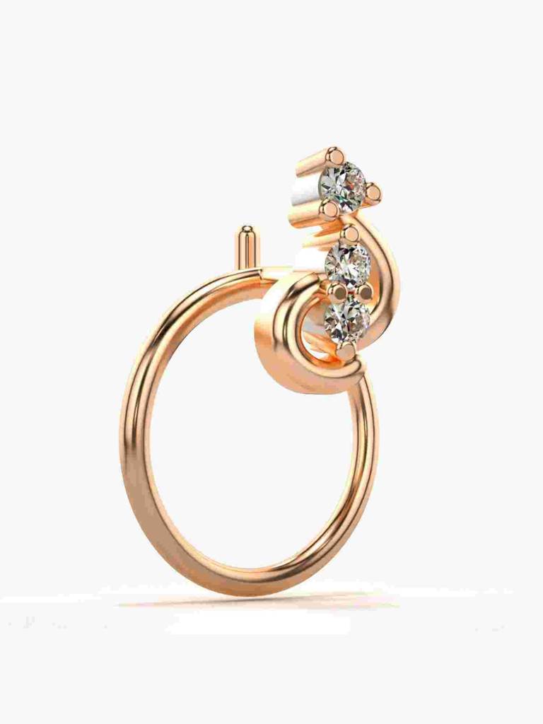 Sterling Silver Plated With Certified Lab Grown Diamond 0.02Cts | Vgnp0083 : VGNP0083_SRL