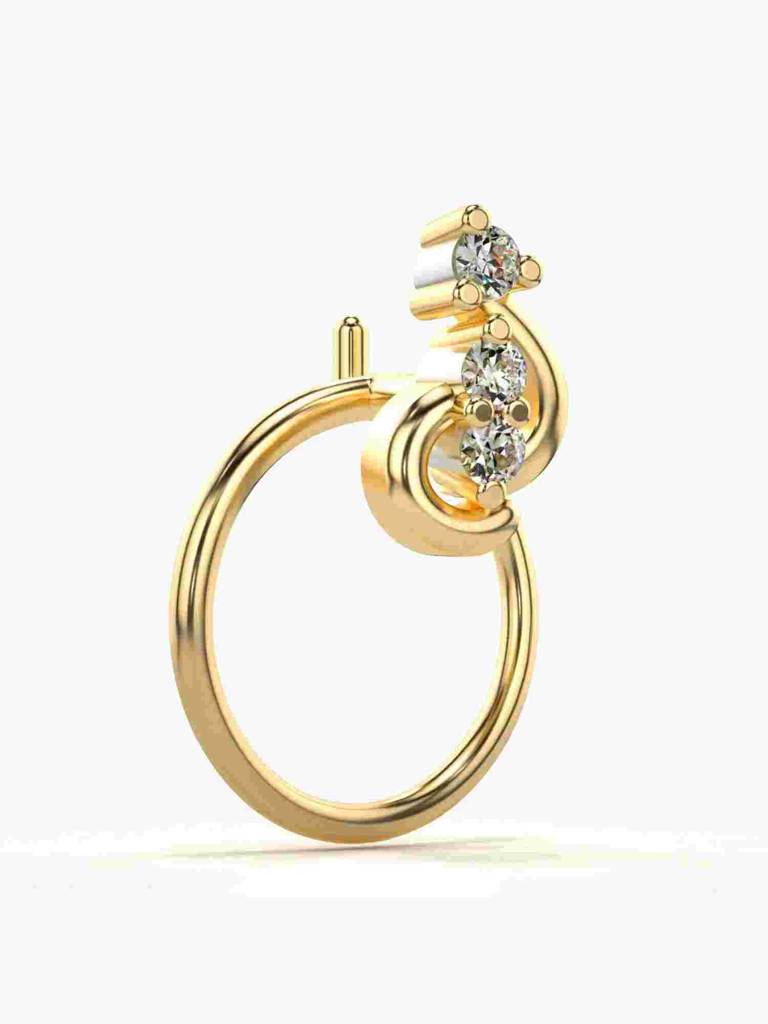 Sterling Silver Plated With Certified Lab Grown Diamond 0.02Cts | Vgnp0083 : VGNP0083_SYL
