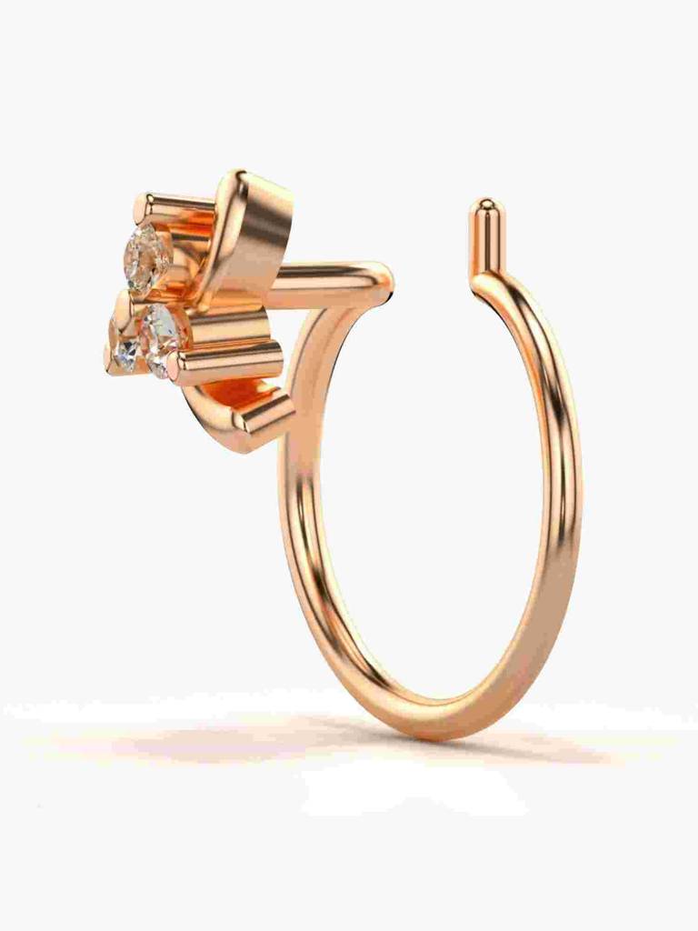 Sterling Silver Plated With Certified Lab Grown Diamond 0.03Cts | Vgnp0086 : VGNP0086_SRL