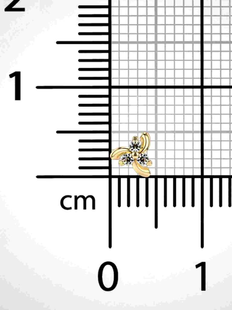 Sterling Silver Plated With Certified Lab Grown Diamond 0.03Cts | Vgnp0086 : VGNP0086_SYL