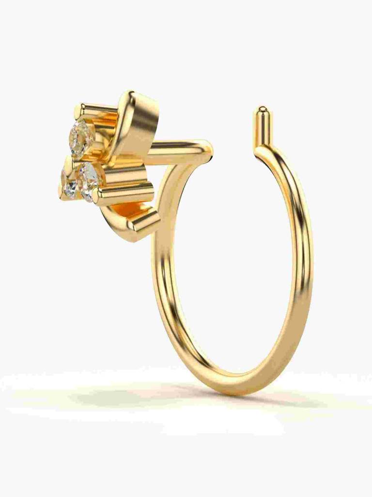 Sterling Silver Plated With Certified Lab Grown Diamond 0.03Cts | Vgnp0086 : VGNP0086_SYL