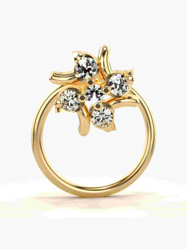 Sterling Silver Plated With Certified Lab Grown Diamond 0.06Cts | Vgnp0089 : VGNP0089_SYL