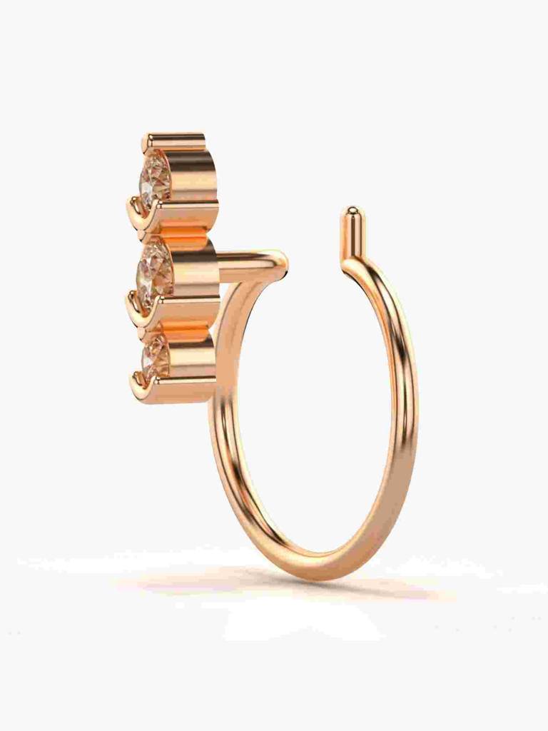 Sterling Silver Plated With Certified Lab Grown Diamond 0.07Cts | Vgnp0094 : VGNP0094_SRL